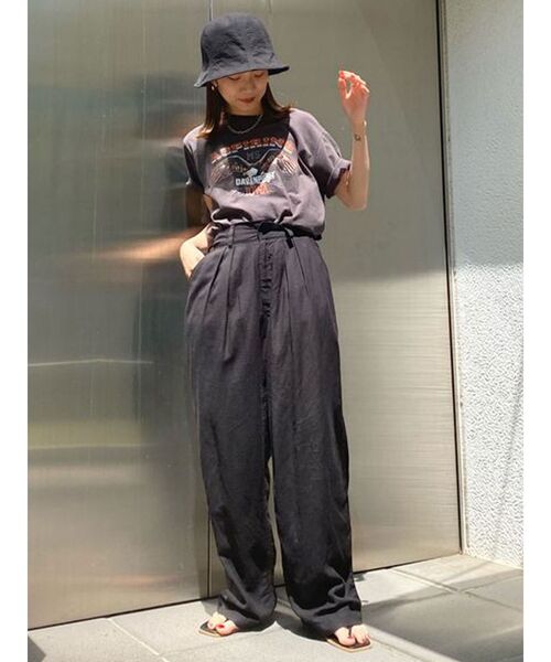 Ungrid（アングリッド）の「イーグルプリントTee（Tシャツ/カットソー・レディース・チャコールグレー/オフホワイト・FREE）」の21枚目の写真