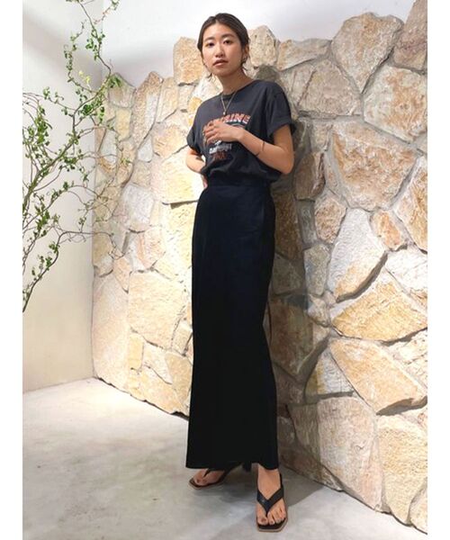 Ungrid（アングリッド）の「イーグルプリントTee（Tシャツ/カットソー・レディース・チャコールグレー/オフホワイト・FREE）」の12枚目の写真