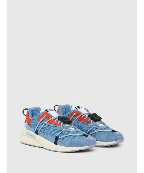 DIESEL(ディーゼル)の「メンズ メッシュ&レース ダッドスニーカー(スニーカー・メンズ・ブルー/グリーン・42/41/44/43/40)」の13枚目の写真