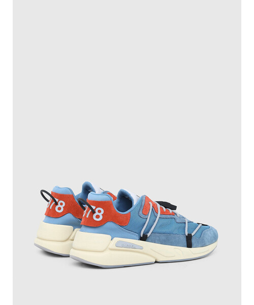 DIESEL(ディーゼル)の「メンズ メッシュ&レース ダッドスニーカー(スニーカー・メンズ・ブルー/グリーン・42/41/44/43/40)」の10枚目の写真