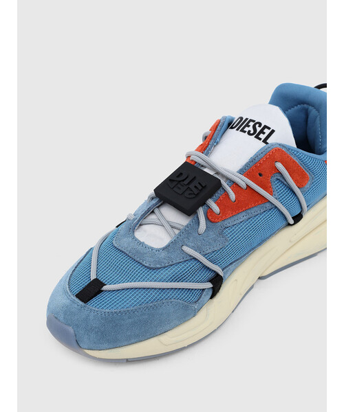 DIESEL(ディーゼル)の「メンズ メッシュ&レース ダッドスニーカー(スニーカー・メンズ・ブルー/グリーン・42/41/44/43/40)」の7枚目の写真