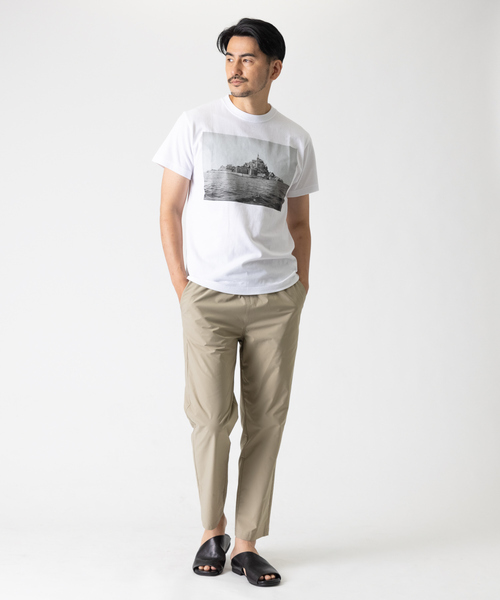 DESIGNWORKS(デザインワークス)の「P.M.Ken Mont-Saint-Michel.GunkanJima Tシャツ(Tシャツ/カットソー・メンズ・ホワイト/ブラック・M/L)」の11枚目の写真
