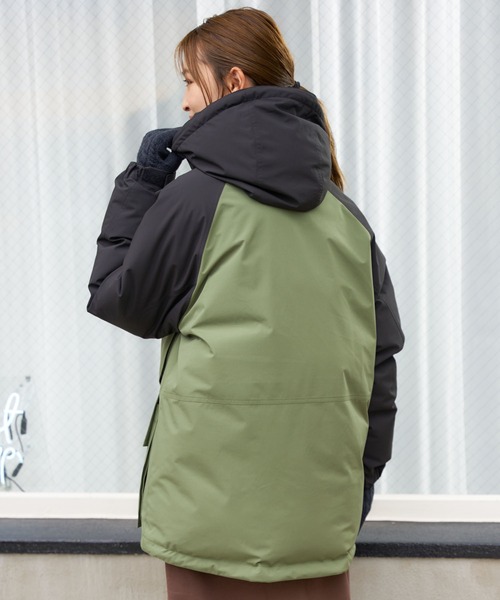MILKFED　HOODE PUFFER JACKET オリーブM MILKFED HOODE PUFFER JACKET オリーブM MILKFED.（ミルクフェド）の