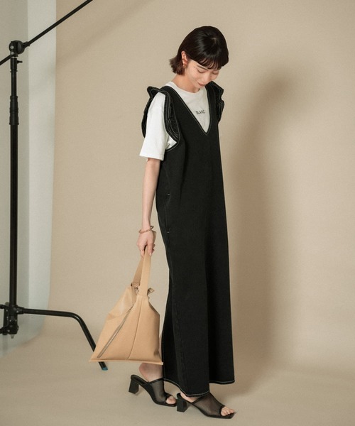 KBF（ケイビーエフ）の「変形ショルダーBAG（ショルダーバッグ・レディース・ブラック/アイボリー/ベージュ・ONE）」の7枚目の写真