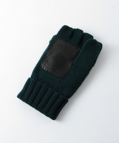 BEAUTY&YOUTH UNITED ARROWS（ビューティーアンドユースユナイテッドアローズ）の「＜steven alan＞ LAMB SOLID MITTEN GLV/ｸﾞﾛｰﾌﾞ ◆（手袋・メンズ・ホワイト/ダークグリーン/ネイビー・フリー）」の5枚目の写真
