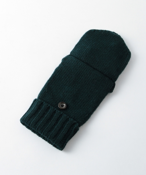 BEAUTY&YOUTH UNITED ARROWS（ビューティーアンドユースユナイテッドアローズ）の「＜steven alan＞ LAMB SOLID MITTEN GLV/ｸﾞﾛｰﾌﾞ ◆（手袋・メンズ・ホワイト/ダークグリーン/ネイビー・フリー）」の6枚目の写真