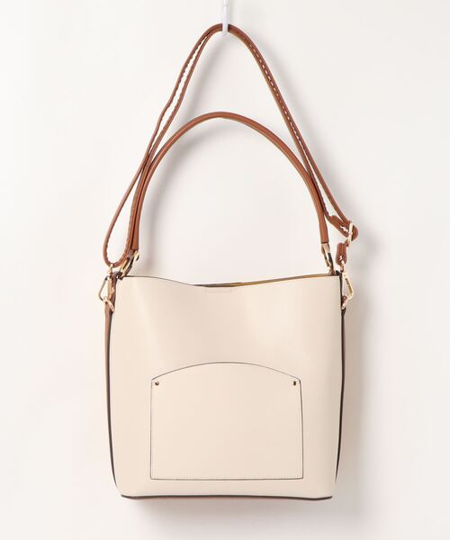 SAC（サック）の「セットポーチ付きカラーコンビ　トートバッグ  SAC unit（トートバッグ・レディース・グリーン/ダークベージュ/レッド/イエロー・FREE）」の6枚目の写真