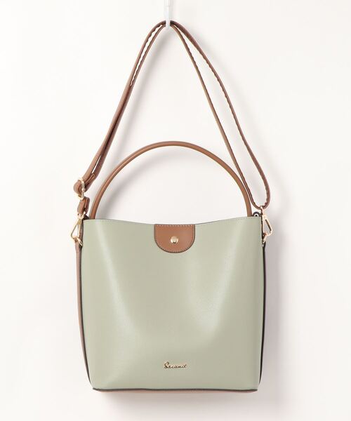 SAC（サック）の「セットポーチ付きカラーコンビ　トートバッグ  SAC unit（トートバッグ・レディース・グリーン/ダークベージュ/レッド/イエロー・FREE）」の16枚目の写真