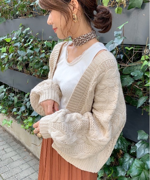 ブランド古着 ニットカーディガン カーディガン ボレロ Earth Music Ecology アースミュージックアンドエコロジー のファッション通販 Zozoused