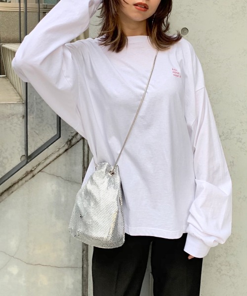 WHO'S WHO gallery（フーズフーギャラリー）の「knit mind...ロンT（Tシャツ/カットソー・レディース・オフホワイト・FREE）」の8枚目の写真