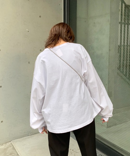 WHO'S WHO gallery（フーズフーギャラリー）の「knit mind...ロンT（Tシャツ/カットソー・レディース・オフホワイト・FREE）」の4枚目の写真