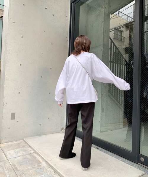 WHO'S WHO gallery（フーズフーギャラリー）の「knit mind...ロンT（Tシャツ/カットソー・レディース・オフホワイト・FREE）」の10枚目の写真