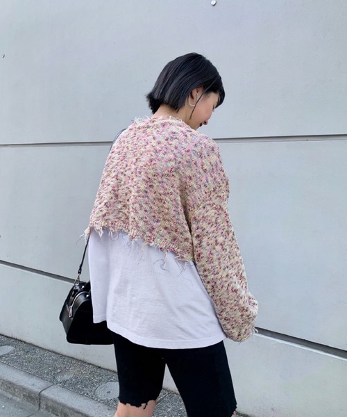 WHO'S WHO gallery（フーズフーギャラリー）の「knit mind...ロンT（Tシャツ/カットソー・レディース・オフホワイト・FREE）」の14枚目の写真