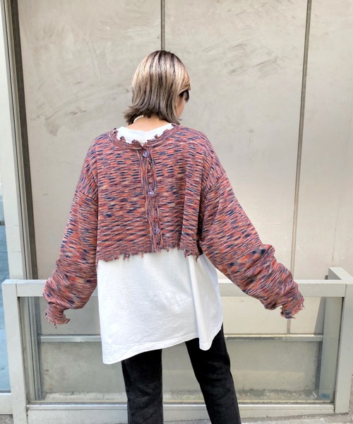 WHO'S WHO gallery（フーズフーギャラリー）の「knit mind...ロンT（Tシャツ/カットソー・レディース・オフホワイト・FREE）」の22枚目の写真