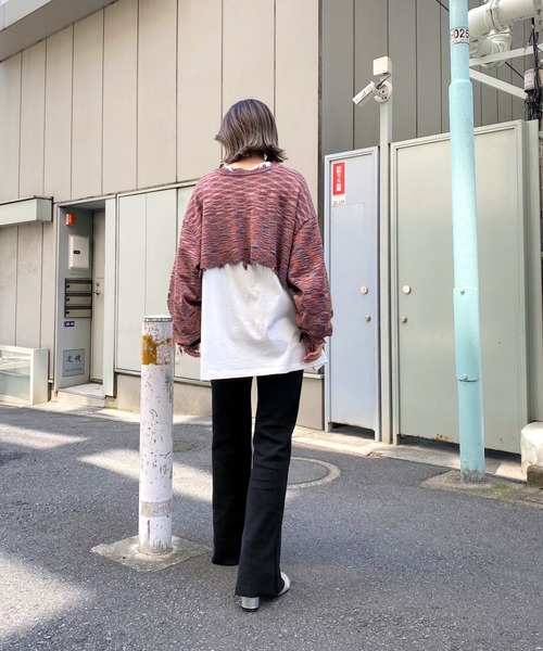 WHO'S WHO gallery（フーズフーギャラリー）の「knit mind...ロンT（Tシャツ/カットソー・レディース・オフホワイト・FREE）」の20枚目の写真