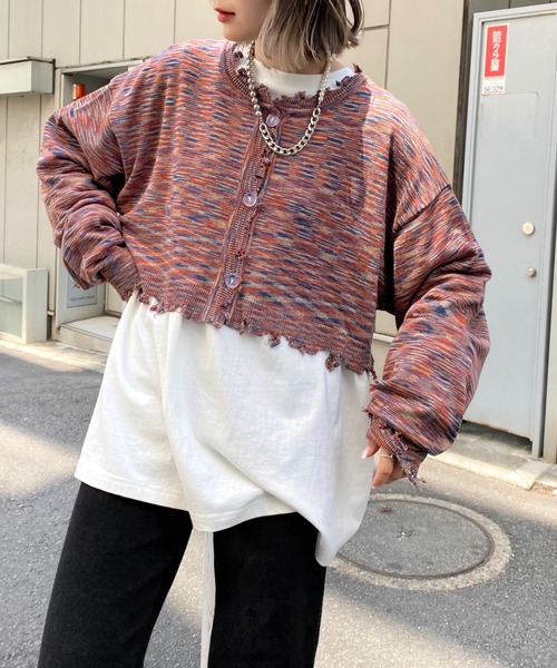 WHO'S WHO gallery（フーズフーギャラリー）の「knit mind...ロンT（Tシャツ/カットソー・レディース・オフホワイト・FREE）」の17枚目の写真