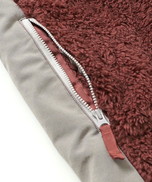 KRIFF MAYER Lady's Collection(クリフメイヤーレディースコレクション)の「シャギーボアロングフードJK(その他アウター・レディース・ベージュ/ネイビー/グレー/カーキ/ナチュラル/カラフル/レンガ・MEDIUM/LARGE)」の20枚目の写真