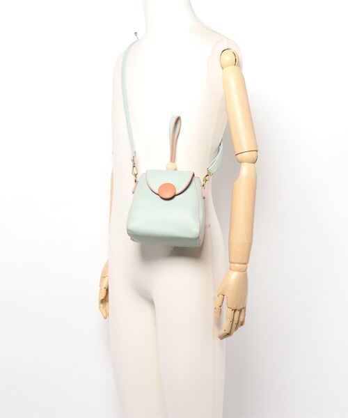 Coo+i(クーイ)の「2wayミニ デザイン ショルダーバッグ(ショルダーバッグ・レディース・ブルー/ミント/ベージュ/ブラック・FREE)」の8枚目の写真