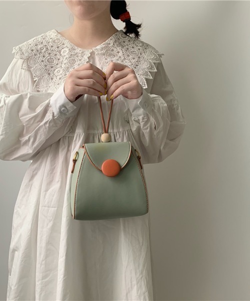 Coo+i(クーイ)の「2wayミニ デザイン ショルダーバッグ(ショルダーバッグ・レディース・ブルー/ミント/ベージュ/ブラック・FREE)」の13枚目の写真