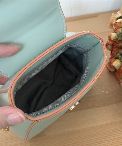 Coo+i(クーイ)の「2wayミニ デザイン ショルダーバッグ(ショルダーバッグ・レディース・ブルー/ミント/ベージュ/ブラック・FREE)」の22枚目の写真