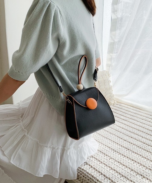 Coo+i(クーイ)の「2wayミニ デザイン ショルダーバッグ(ショルダーバッグ・レディース・ブルー/ミント/ベージュ/ブラック・FREE)」の10枚目の写真