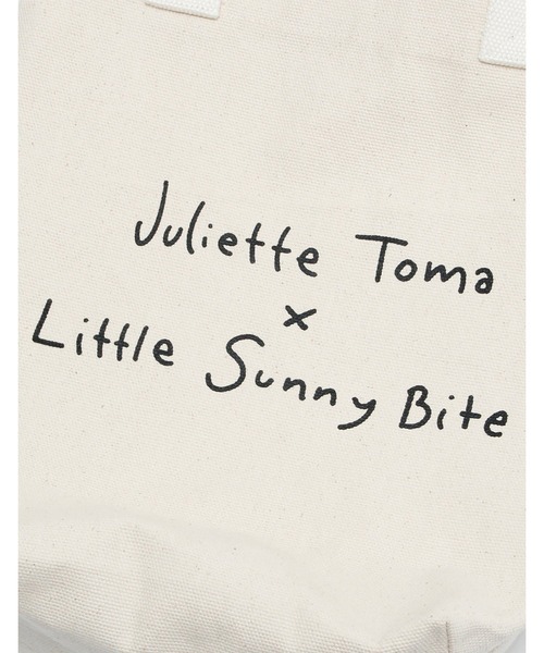 Little sunny bite（リトルサニーバイト）の「Very Merry little sunny bite tote bag（トートバッグ・レディース・ホワイト・FREE）」の5枚目の写真