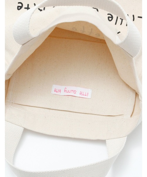 Little sunny bite（リトルサニーバイト）の「Very Merry little sunny bite tote bag（トートバッグ・レディース・ホワイト・FREE）」の8枚目の写真