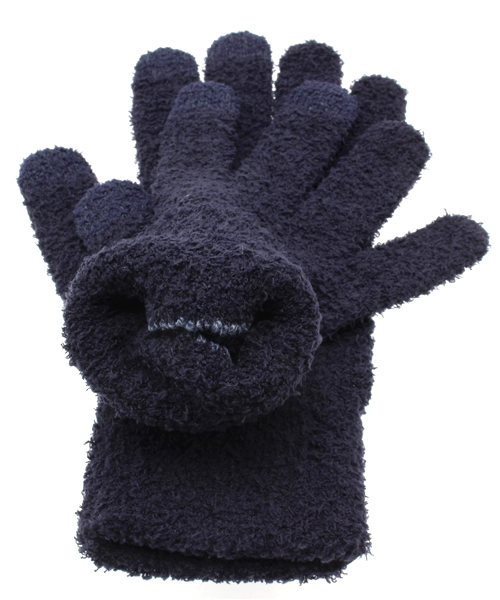 AMERICAN RAG CIE（アメリカンラグシー）の「AMERICAN RAG CIE モールグローブ【スマホ対応】 / 104-ALP-GL0086（手袋・メンズ・ブラック/ネイビー/グレー・F）」の4枚目の写真