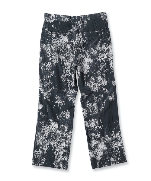 amok アモク パンツ PAINT SHRINK PRINT PANTS
