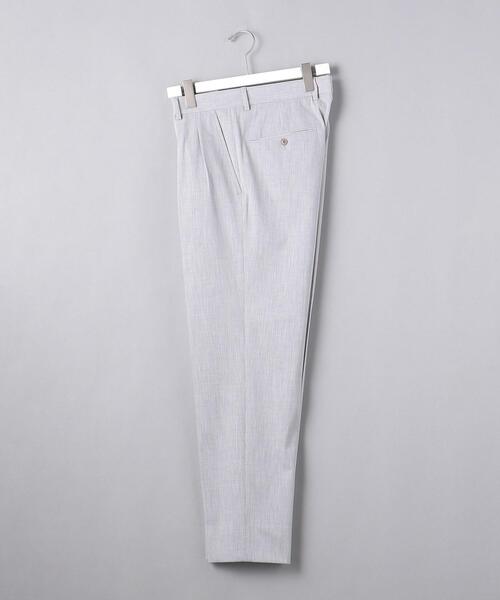 UNITED ARROWS（ユナイテッドアローズ）の「＜UNITED ARROWS＞ ポリエステル/レーヨン ツイル 2プリーツ テーパード（その他パンツ・メンズ・ライトグレー/ネイビー・S/M/XL/L）」の14枚目の写真