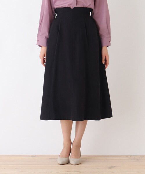 DRESKIP(ドレスキップ)の「◆ピーチ共紐ベルト付きスカート(スカート・レディース・ダークブラウン/ブラック/ワインレッド・02/03)」の9枚目の写真