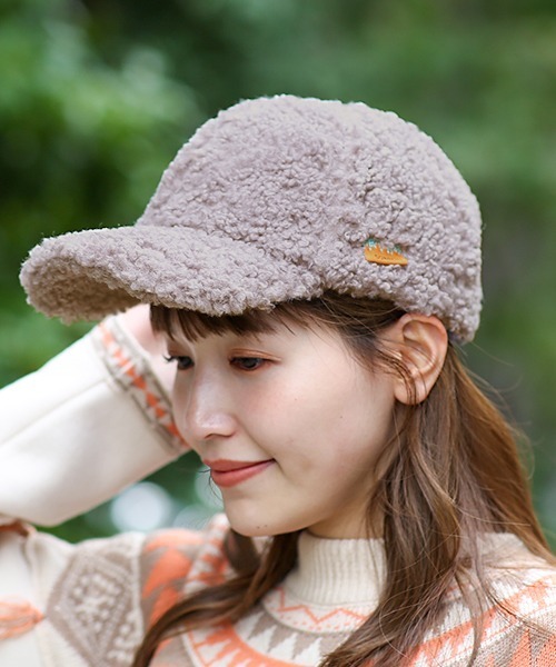 チチカカ（チチカカ）の「ボアキャップ（キャップ・レディース・ホワイト/ピンク/カーキ/パープル・FREE）」の3枚目の写真