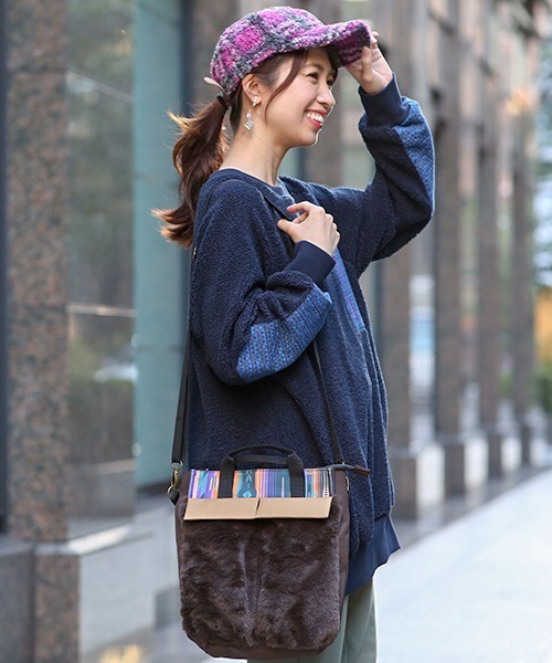 チチカカ（チチカカ）の「ボアキャップ（キャップ・レディース・ホワイト/ピンク/カーキ/パープル・FREE）」の21枚目の写真