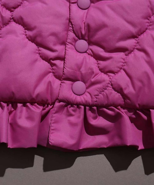 I am I in fact...（アイアムアイインファクト）の「EVO DOWN キルティング フリルつけ衿（付け襟・レディース・ブラック/パープル/カーキ/ブルー・FREE）」の15枚目の写真