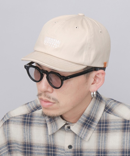 UNIVERSAL OVERALL（ユニバーサルオーバーオール）の「ロゴ刺繍 コットン アンパイアキャップ（キャップ・メンズ・ブラック/インディゴブルー/ベージュ/アイボリー/カーキ/ネイビー/チャコール・FREE）」の22枚目の写真