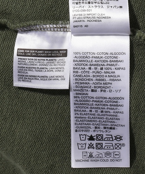 Levi's（リーバイス）の「Levi's(R) RED HOODED SWEATSHIRT DUSTY OLIVE（パーカー・メンズ・グリーン・L/XL/S/M）」の14枚目の写真