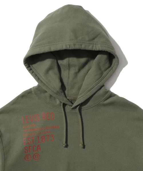 Levi's（リーバイス）の「Levi's(R) RED HOODED SWEATSHIRT DUSTY OLIVE（パーカー・メンズ・グリーン・L/XL/S/M）」の10枚目の写真