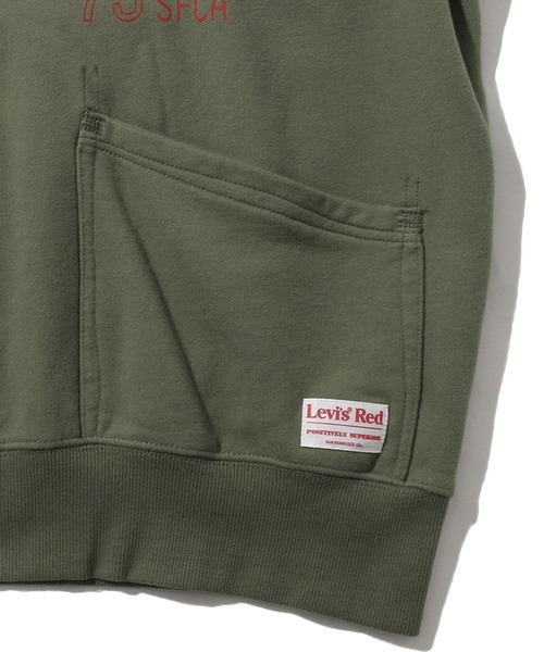 Levi's（リーバイス）の「Levi's(R) RED HOODED SWEATSHIRT DUSTY OLIVE（パーカー・メンズ・グリーン・L/XL/S/M）」の12枚目の写真