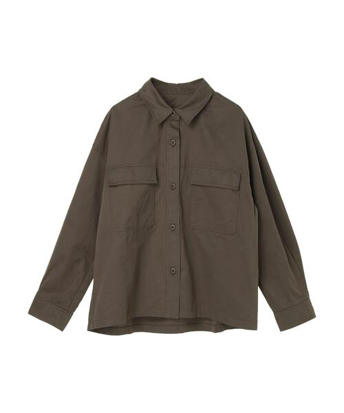 YECCA VECCA（イェッカヴェッカ）の「フリルデザインミリタリージャケット＊（ミリタリージャケット・レディース・ネイビー/カーキ・FREE）」の12枚目の写真