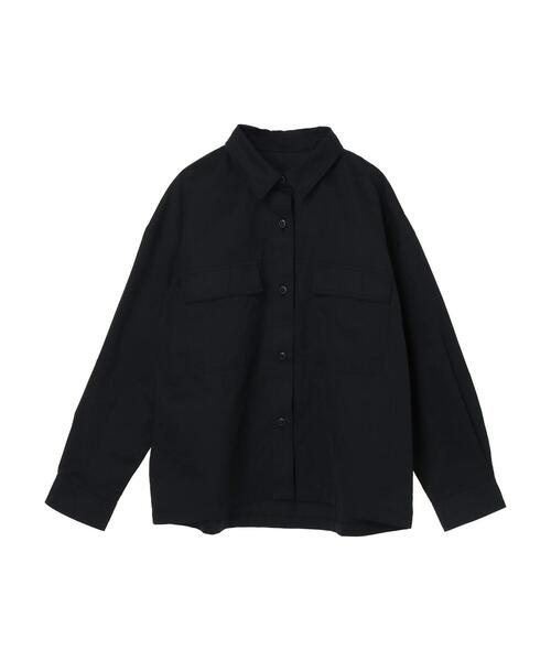 YECCA VECCA（イェッカヴェッカ）の「フリルデザインミリタリージャケット＊（ミリタリージャケット・レディース・ネイビー/カーキ・FREE）」の11枚目の写真