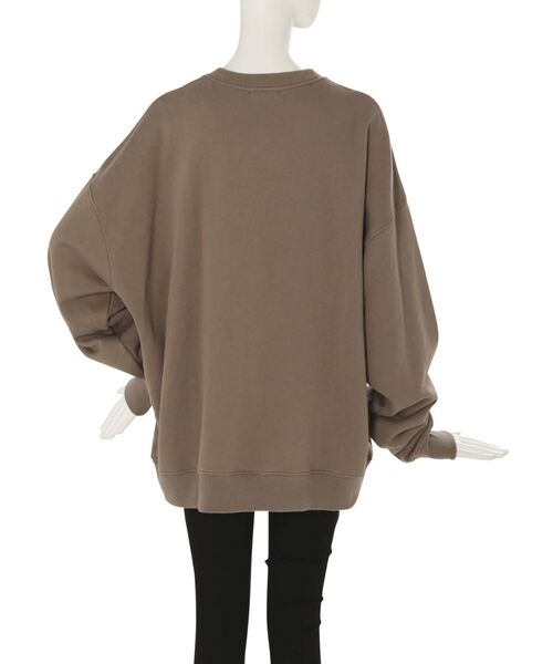 MURUA（ムルーア）の「プレーンルーズスウェット（スウェット・レディース・ホワイト/ダークグレー/モカ・FREE）」の18枚目の写真