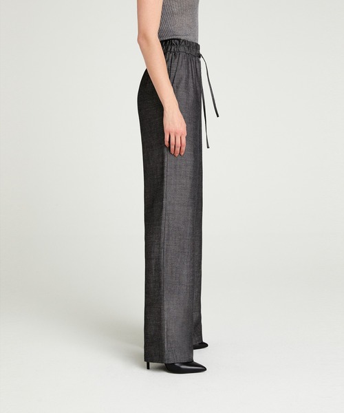 SISLEY(シスレー)の「ヘンプ混ドロストフレアパンツ(その他パンツ・レディース・スミクロ・42/40/44/38)」の4枚目の写真