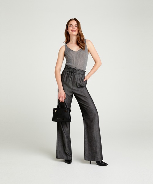 SISLEY(シスレー)の「ヘンプ混ドロストフレアパンツ(その他パンツ・レディース・スミクロ・42/40/44/38)」の9枚目の写真