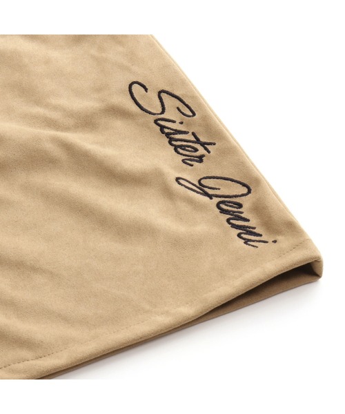 SISTER JENNI(SISTER JENNI)の「前ZIPジャンスカ(ジャンパースカート・キッズ・カーキ/ベージュ・140cm/150cm/130cm/160cm)」の6枚目の写真