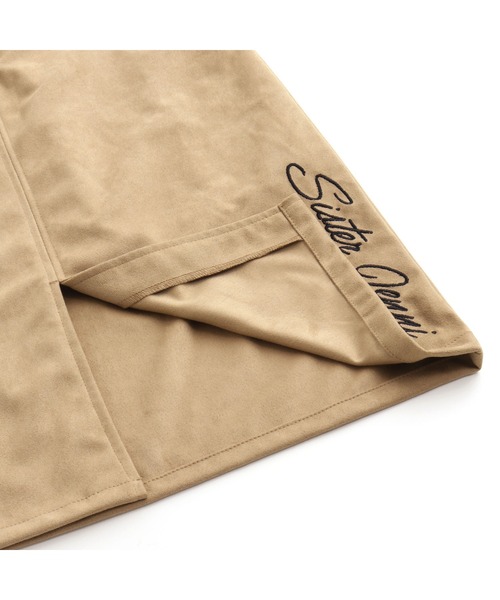 SISTER JENNI(SISTER JENNI)の「前ZIPジャンスカ(ジャンパースカート・キッズ・カーキ/ベージュ・140cm/150cm/130cm/160cm)」の8枚目の写真