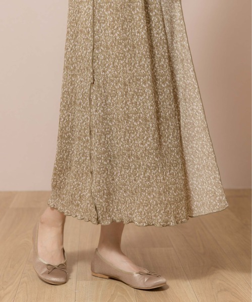 flower(フラワー)の「ウェーヴィラップスカート(スカート・レディース・ブラック/グリーン・FREE)」の4枚目の写真