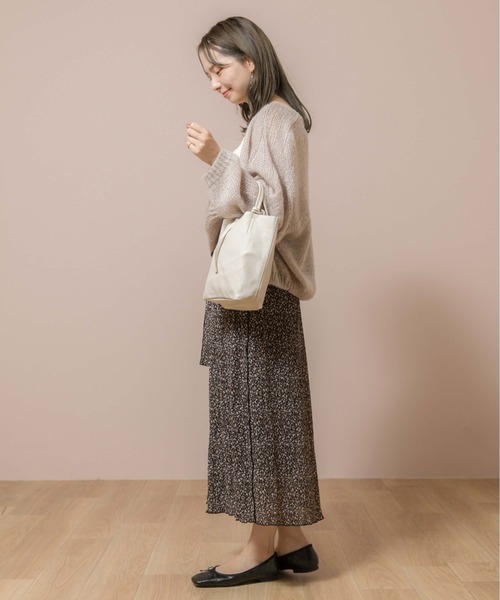 flower(フラワー)の「ウェーヴィラップスカート(スカート・レディース・ブラック/グリーン・FREE)」の16枚目の写真