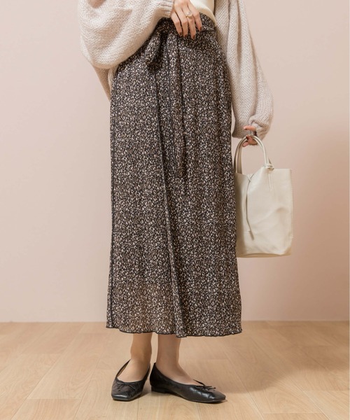 flower(フラワー)の「ウェーヴィラップスカート(スカート・レディース・ブラック/グリーン・FREE)」の17枚目の写真