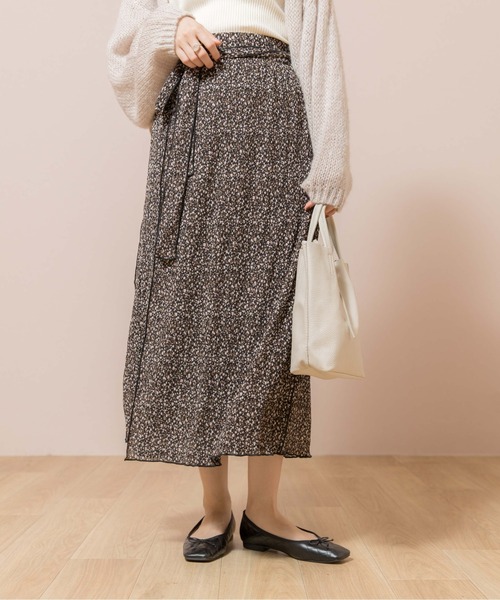 flower(フラワー)の「ウェーヴィラップスカート(スカート・レディース・ブラック/グリーン・FREE)」の18枚目の写真