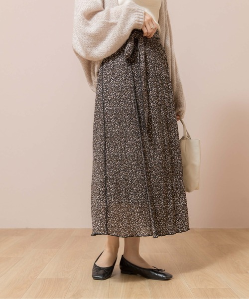 flower(フラワー)の「ウェーヴィラップスカート(スカート・レディース・ブラック/グリーン・FREE)」の19枚目の写真